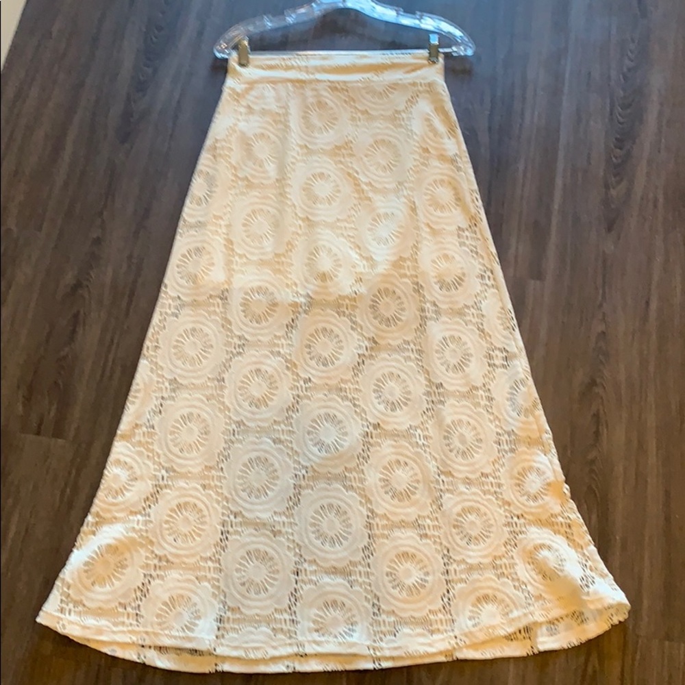 Crochet Maxi Skirt - S